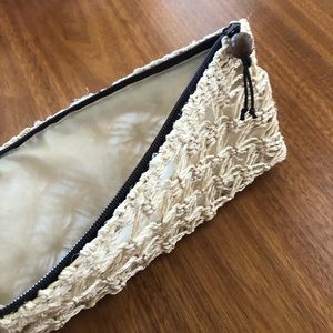 Vintage Raffia Clutch